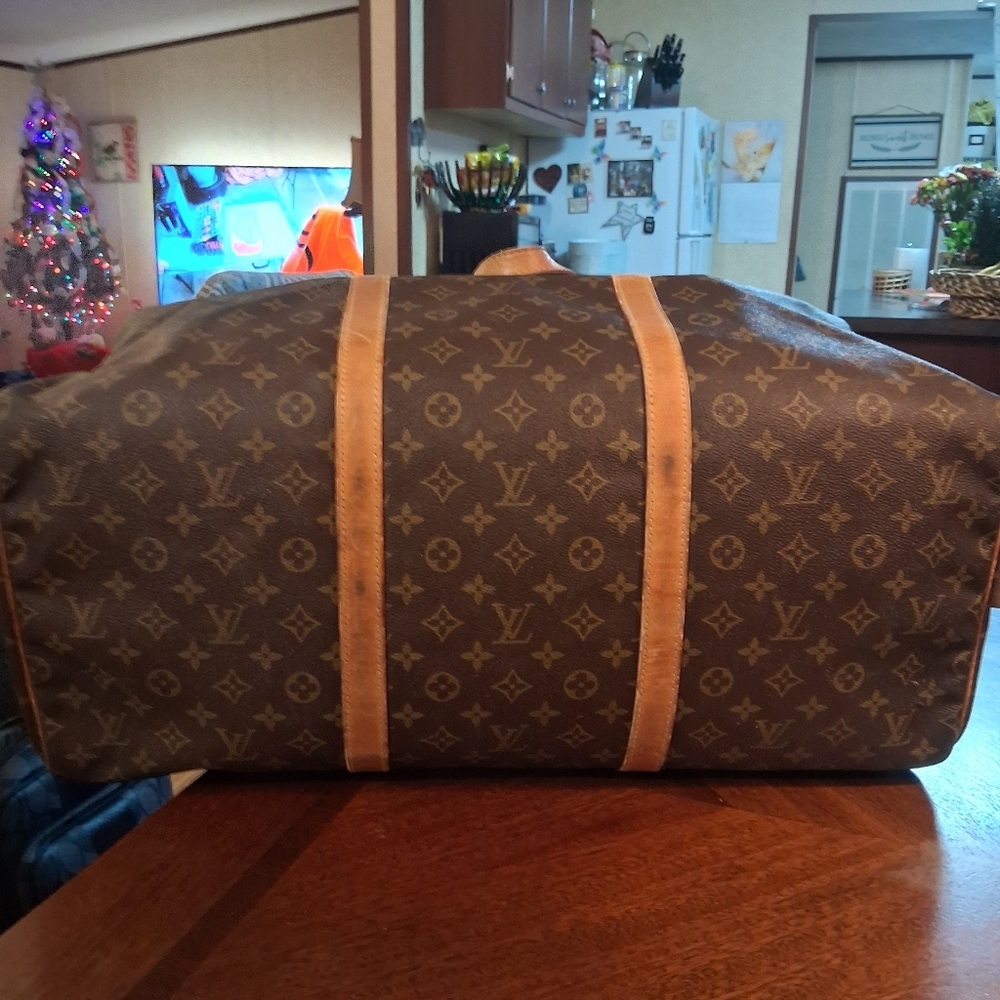 Louis Vuitton Monogram 60 Keepall Travel Bag Brown - Picture 7 of 16